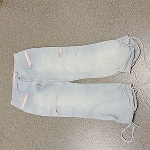 Vintage Vanilla Star jeans light blue and pink size 17